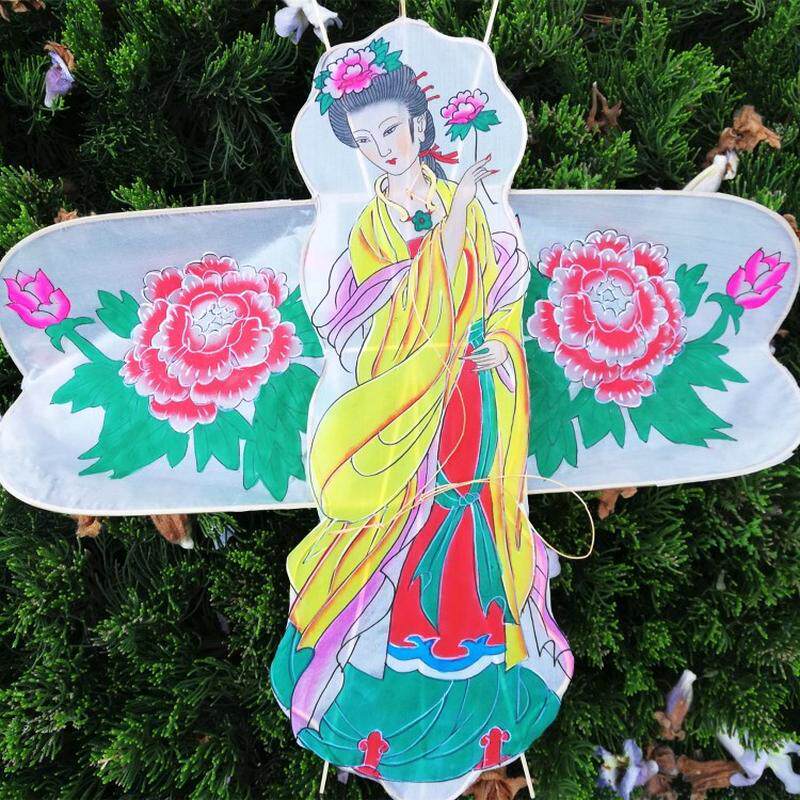 厂家供货潍坊传统硬翅潍坊寿星精品风筝手绘人物风筝批发