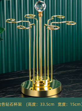 批发红酒杯架子挂架家用高脚杯悬挂创意倒挂酒架欧式酒架酒杯置物