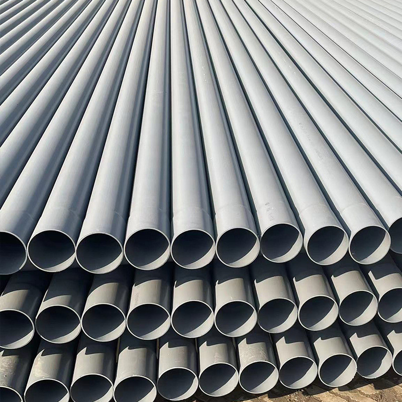 定制pvc排水管市政工程管道污水雨水管道管农田灌溉白色pvc排水管