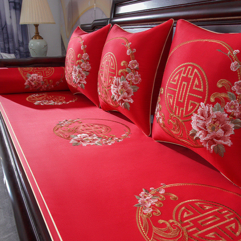 新中式红木沙发坐垫四季通用罗汉床垫子沙发垫防滑实木家具