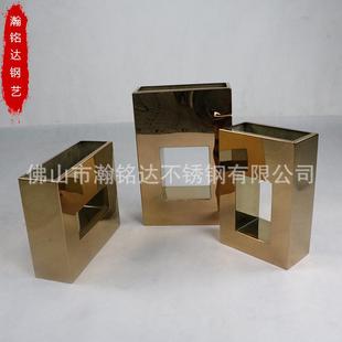 金属多面花插普天同庆台面装饰仿真花瓶镂空组合花盆家居软装饰品