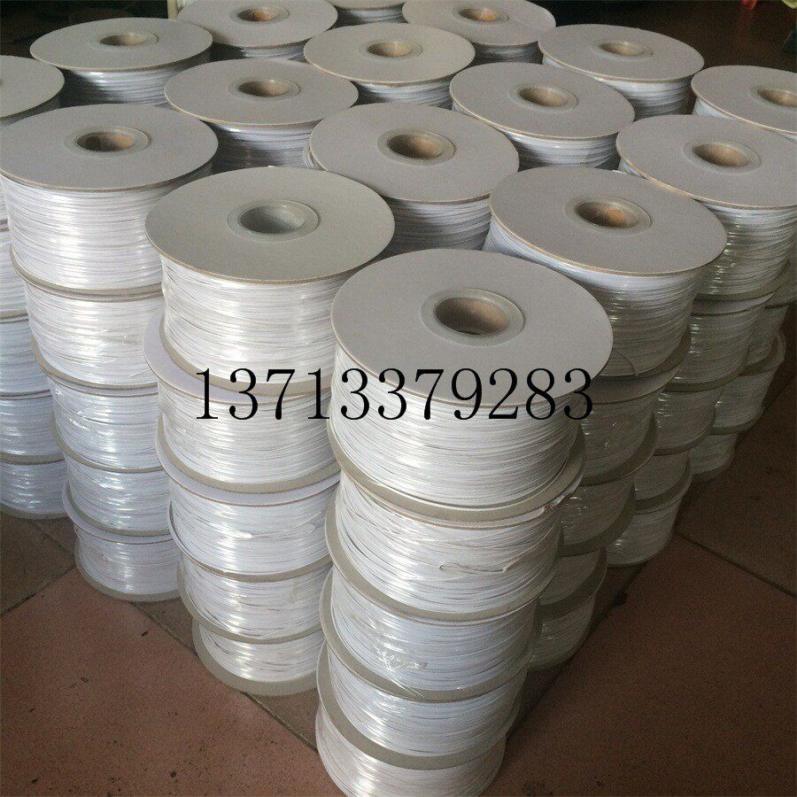 0.55捆扎绳包胶椭圆形铁芯铁扎丝pe出口扎线1000米/轴绑扎带