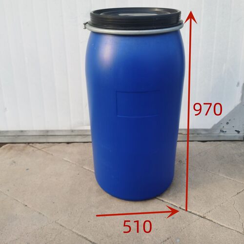 新款60l抱箍桶大口加厚化工定制法兰桶新款非标尺寸200公斤塑料桶