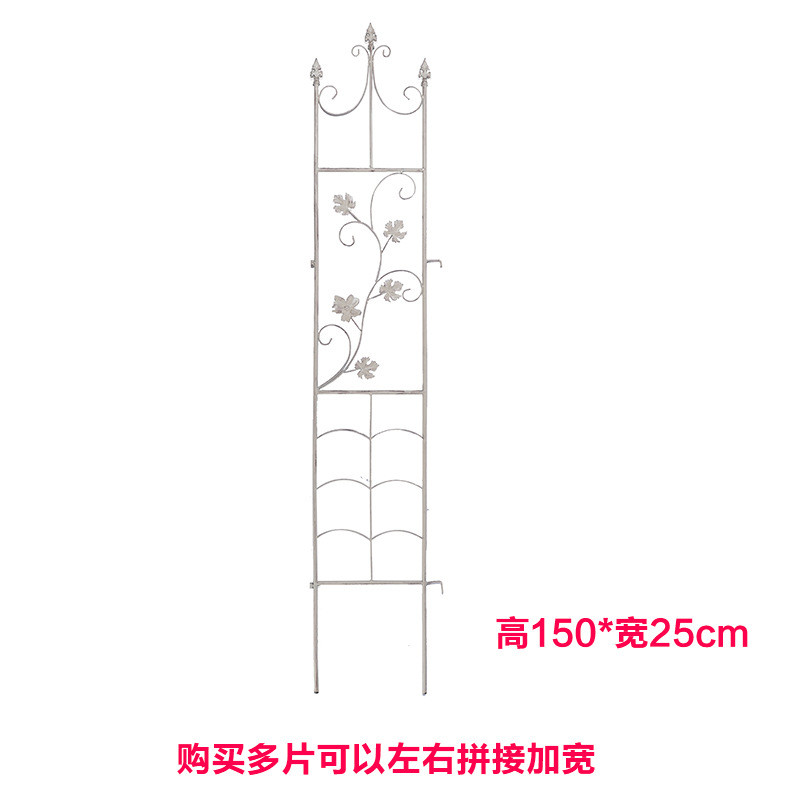 美式做旧铁艺小鸟爬藤架子花支架户外庭院植物攀爬铁线莲月季花架