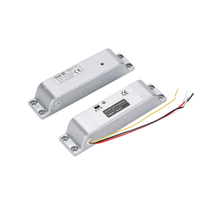 明装智能电插销锁木门铁门门禁设备箱通用电磁锁插锁