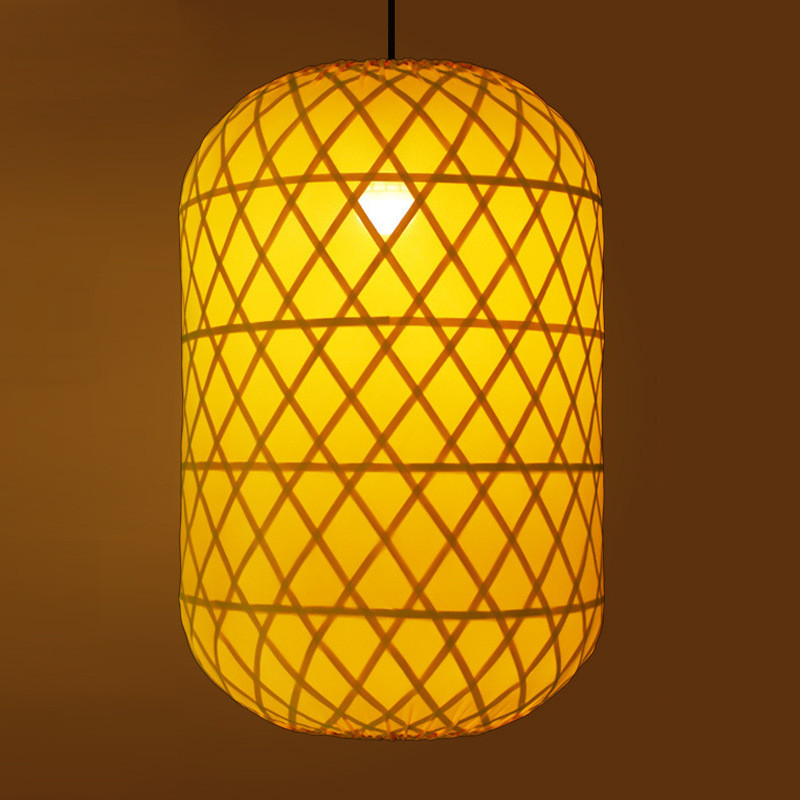 大排档中式油纸竹编灯笼古风餐厅酒店定制火锅店广告印字吊灯批发