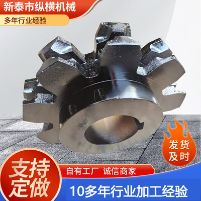 刮板机圆环链轮NE提升机链轮工业刮板机链轮总成45号钢圆环链轮