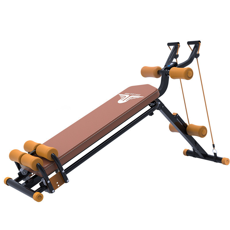 家用厂家超静音仰卧板健身运动器材可折叠懒人美腰机现货收腹机