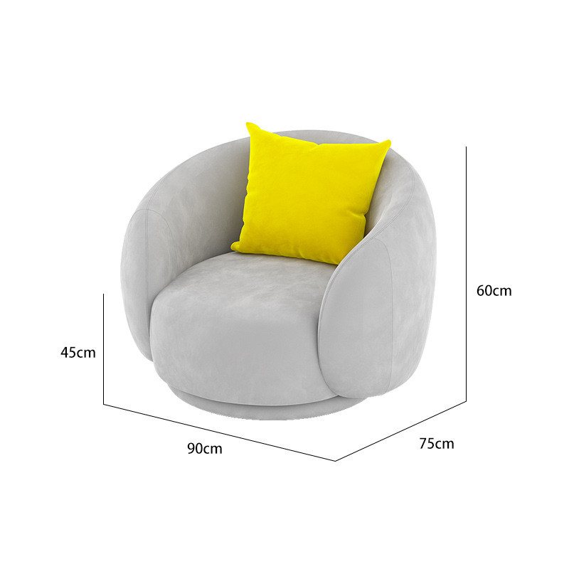 办公沙发茶几组合室异形简约现代接待会客弧形商务服装店创意轻奢