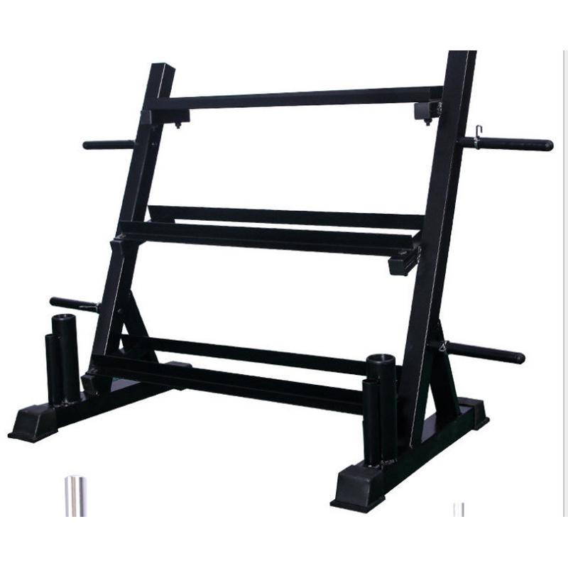 健身房架家用三层存储架双层哑铃架哑铃收纳架商用展示架哑铃器材