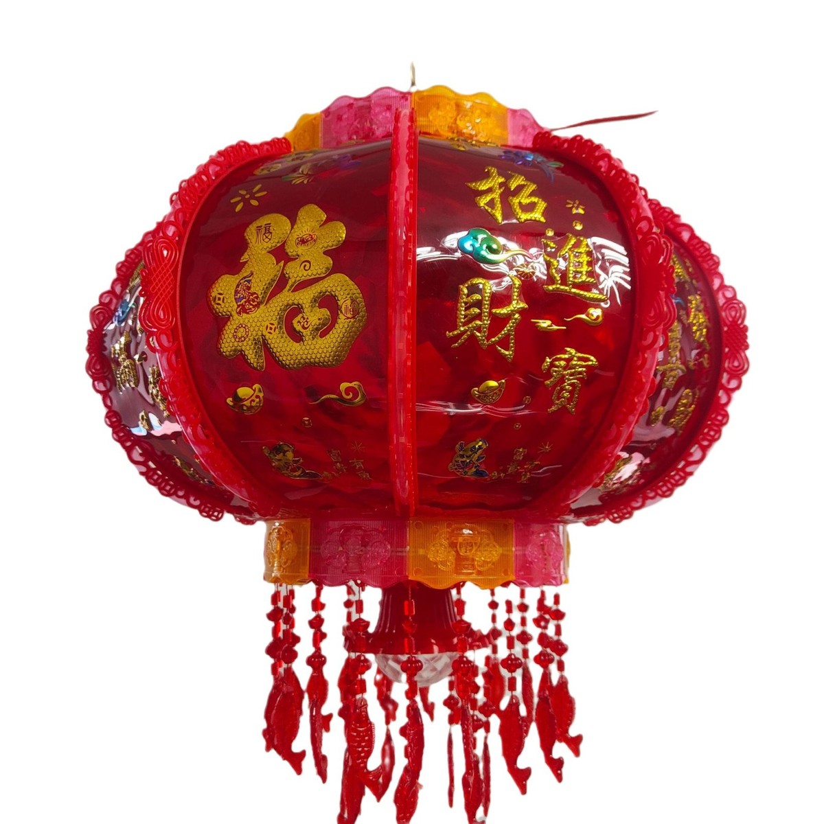 七彩走马灯旋转灯笼新年春节结婚360旋转电动led跑马灯笼阳台大门