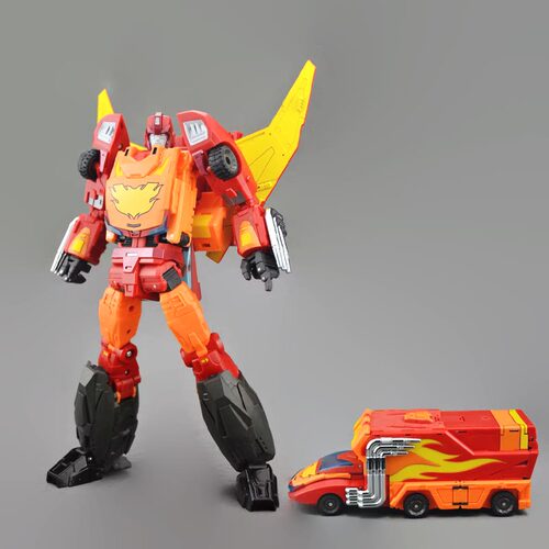 变形玩具 DX9 原色红色 补天士 热破D06 CARRY MP比例带车厢