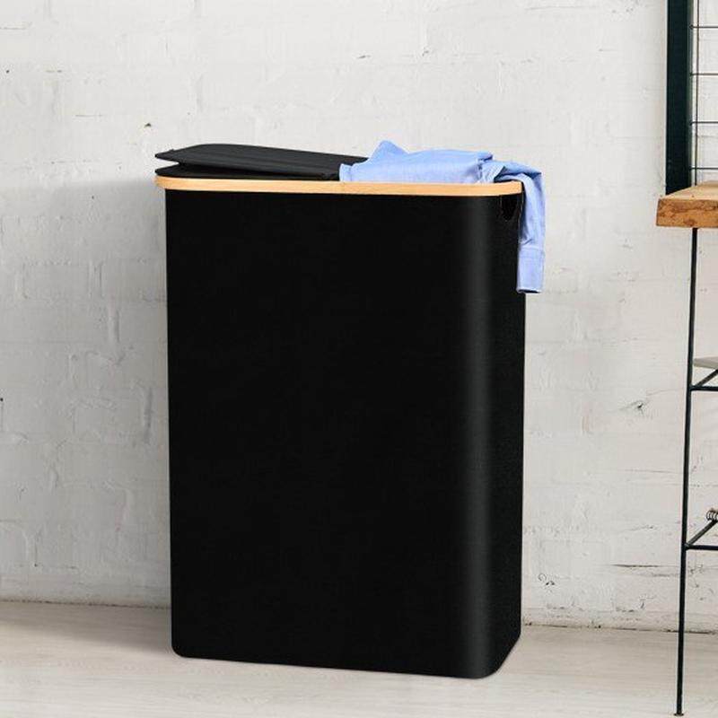 布艺家用脏衣篮防尘防水带盖可折叠收纳箱收纳衣物大容量脏衣篓