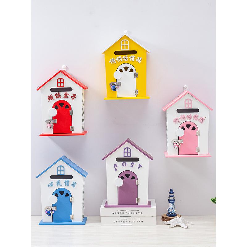 韩式心语信箱烦恼盒子幼儿园小学挂墙箱子摆台盒子拍摄道具邮箱