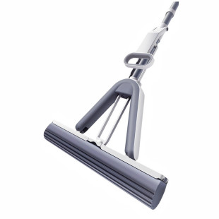 大卫胶棉拖把一拖净挤水38cm加大号家用免手洗吸水海绵头2024对折