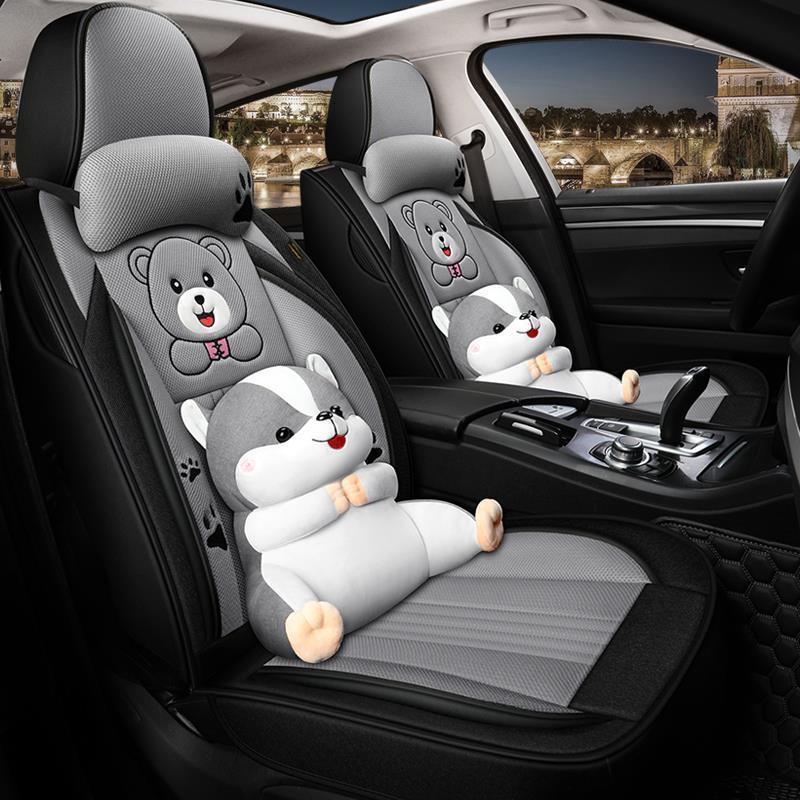 热销16款北京现代领动1.6l/1.4t专用亚麻四季全包围汽车坐垫夏季