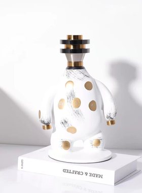 高档轻奢酒柜装饰品摆件客厅现代电视柜玄关家居办公室工艺品摆设