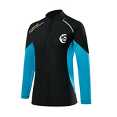 2.0mm潜水服分体上衣长袖 浮潜衣防寒保暖潜水衣大码 冲浪衣r011