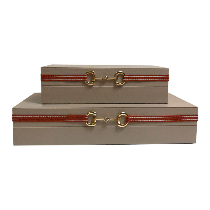 代发收纳盒首饰盒高档样板间装饰新中式摆件展示盒衣帽间橱柜软装