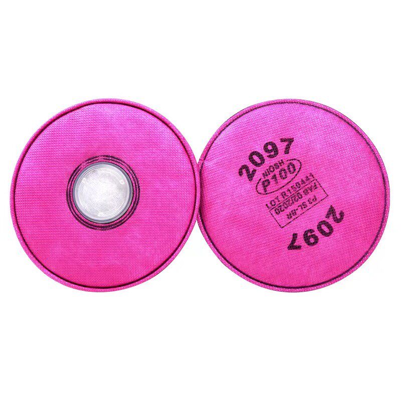 2097CN防尘滤棉P100过滤活性炭有机蒸气异味焊玻璃纤维滤棉