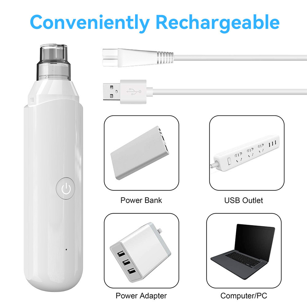 爆款宠物猫咪甲器狗狗电动修甲剪磨充电指甲钳剪甲刀套装定制