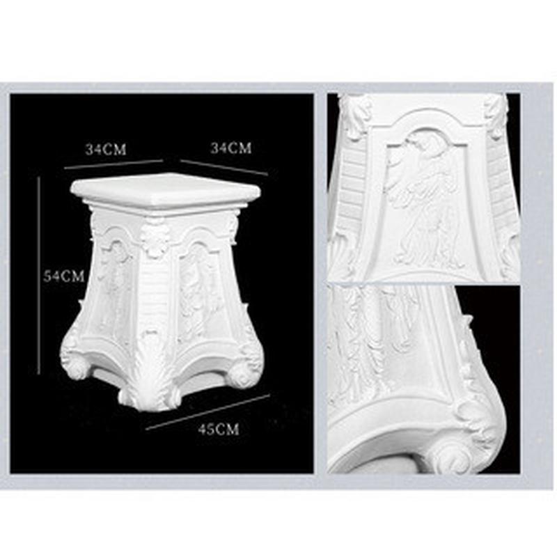 石膏像岳美术石膏罗马柱素描绘雕塑摆件底座写生静物画室配套器材