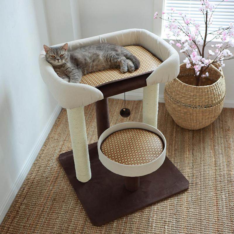 网红大床猫窝猫树一体猫爬架大型猫布偶缅因攀爬剑麻柱子猫屋抓板,宠物/宠物食品及用品,猫爬架,淘宝优惠券,粉丝福利购,淘宝优惠卷