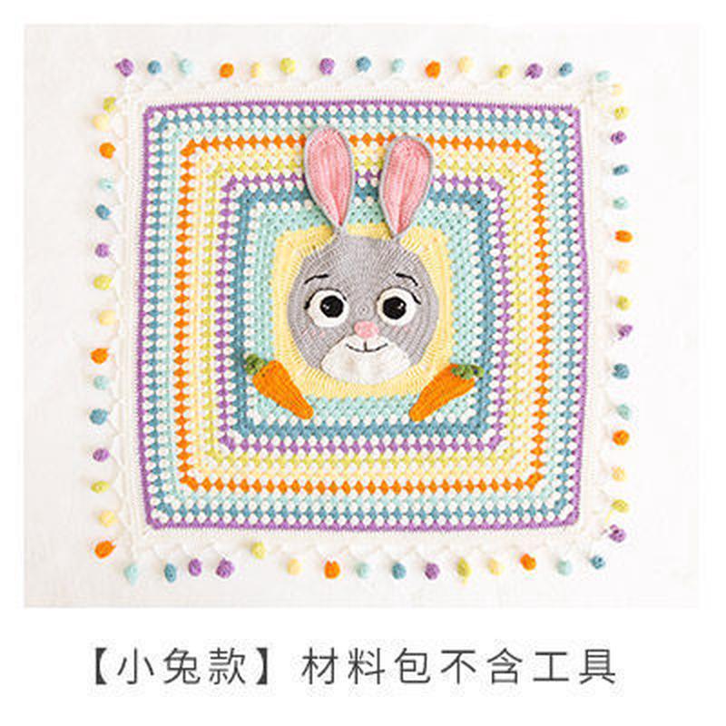 时间手作diy编织毯子材料包孕家纺布艺/布料面料缝