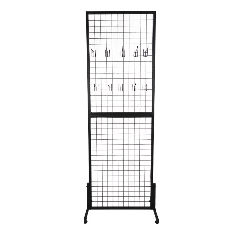 定做货架铁网格架幼儿园展示架网格置物架落地铁丝网作品置物架