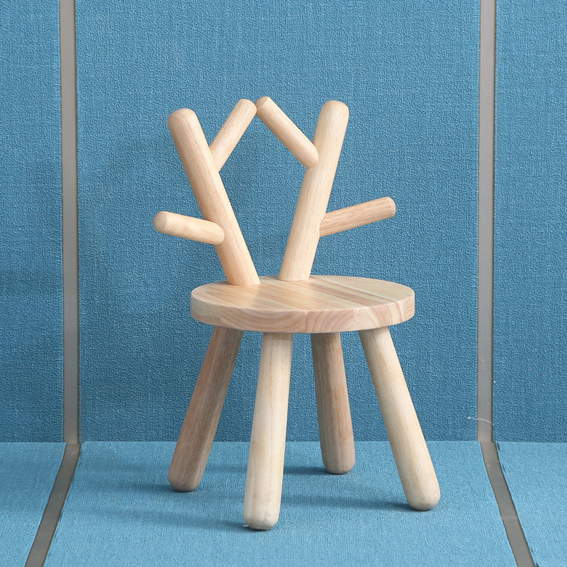 儿童豌豆方桌花生月亮实木桌宝宝手工画画看书幼儿园桌椅