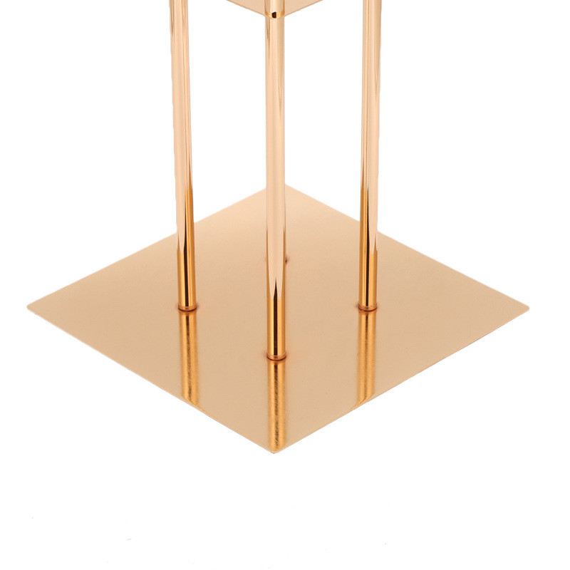 装饰摆件花架舞台道具婚庆路引圆形花器三层花架婚礼摆件定制批发