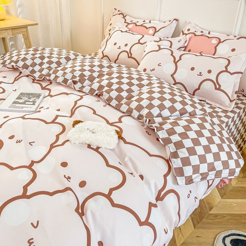 亲肤被套单件水洗棉被罩单人床三件套被单150x200x230四件套