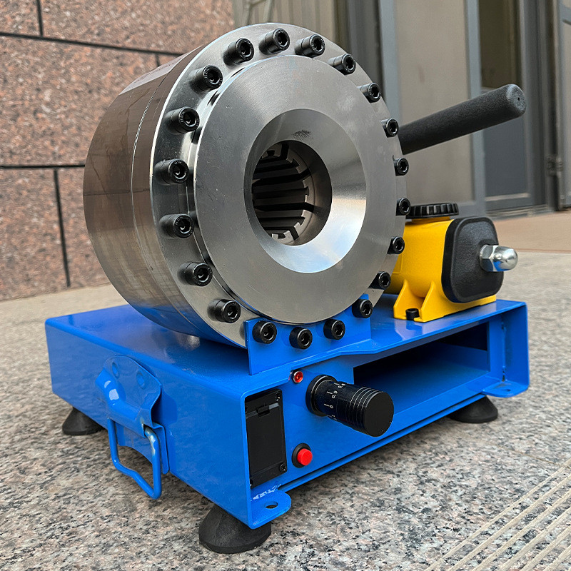 手动钢管缩管机液压小型机口机械脚手架扣压机高压油管接头压管缩