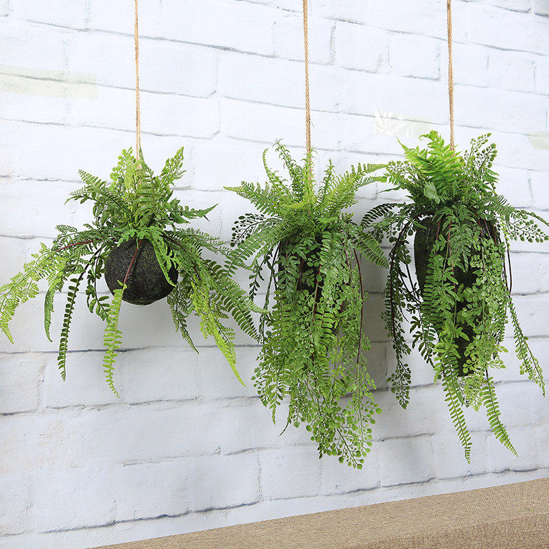婚庆装饰仿真植物假花绿植蕨类叶子配绿植墙植物墙材波斯草波斯叶
