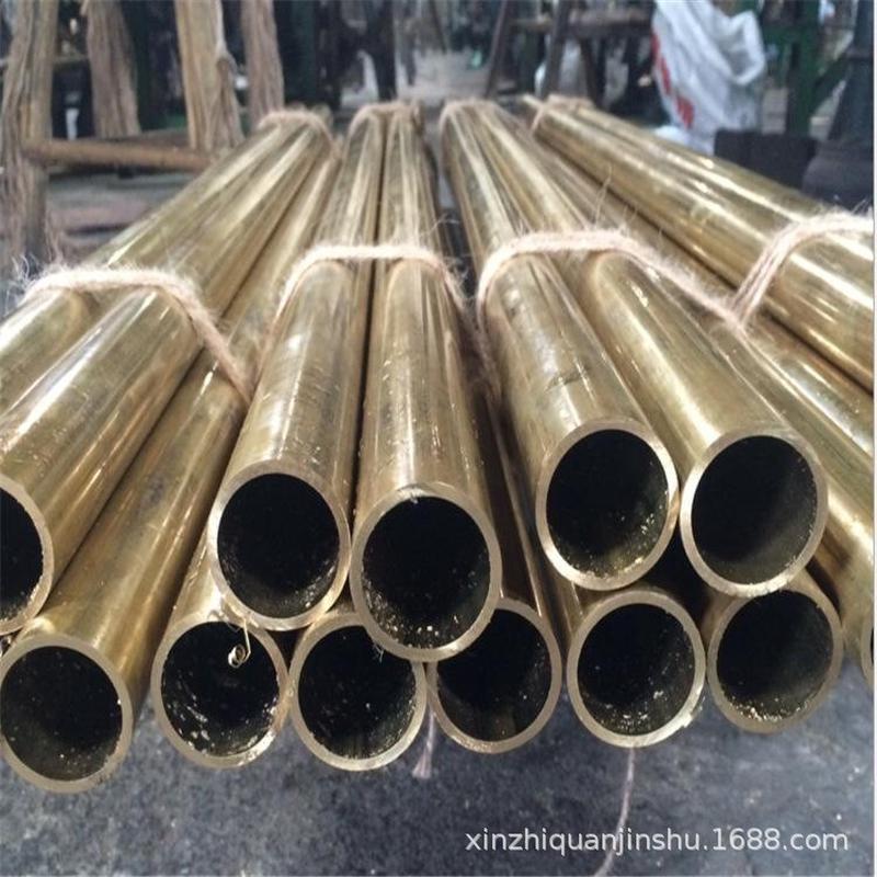 厂家供应h62黄铜管大口径厚壁黄铜管h62/h59/h65黄铜毛细管切割