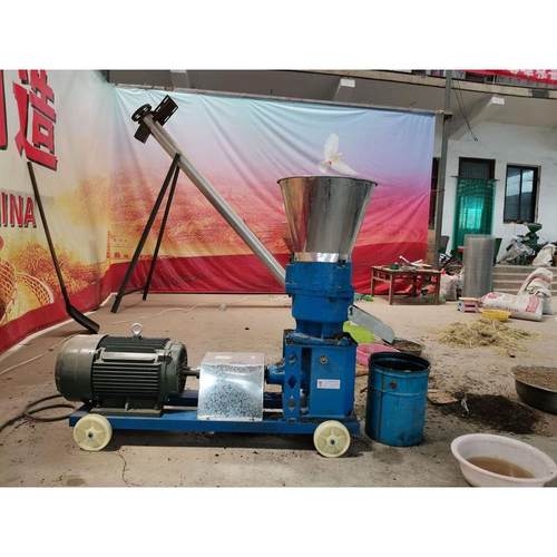 新款牛羊鸡饲料颗粒机玉米有机肥秸秆挤压颗粒机300型麦麸造粒机