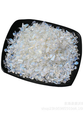 厂家装饰天然蛋白石碎石饰品摆件供应鱼缸彩石子石头花盆铺面