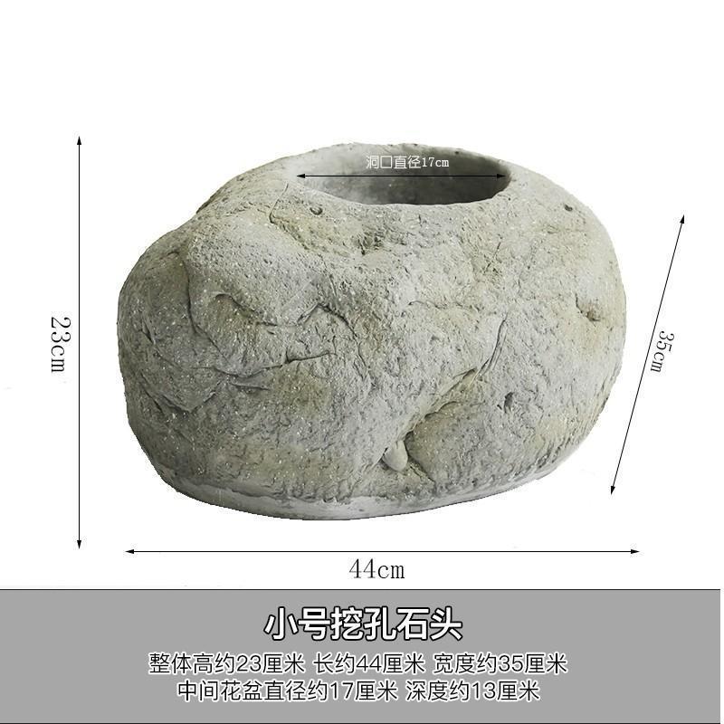 仿真石头户外鱼缸假山石花园造景庭院景观石室内装饰摆件摄影道具