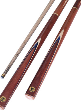 源头台球杆直销zcp红檀双节单花公杆标准中式黑八小头斯诺克工厂