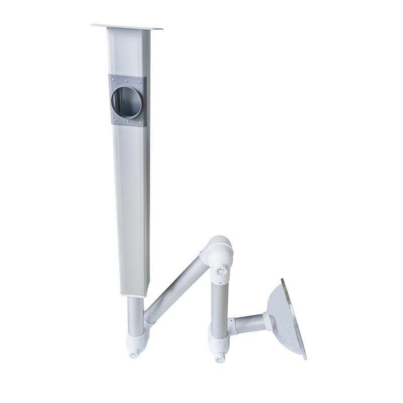 学校实验室铝合金万向抽气罩化验室排风吸风罩排气pp通风