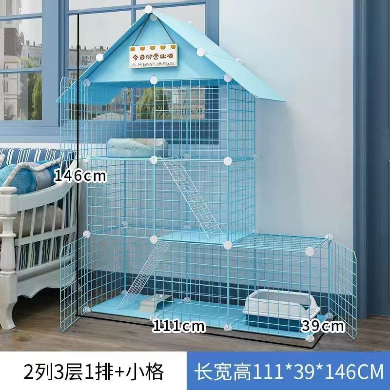 猫笼子空间家用三层双层室内超大别墅宠物用品幼猫咪猫窝猫舍