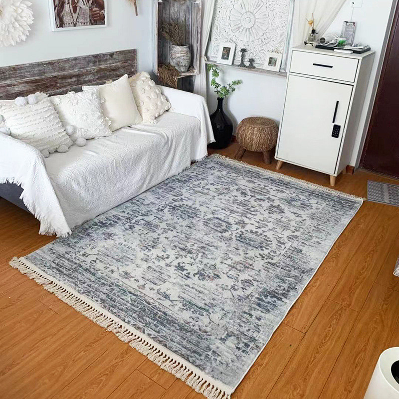 北欧摩洛哥地毯客厅流苏波斯沙发茶几民宿卧室床边民族简约地垫
