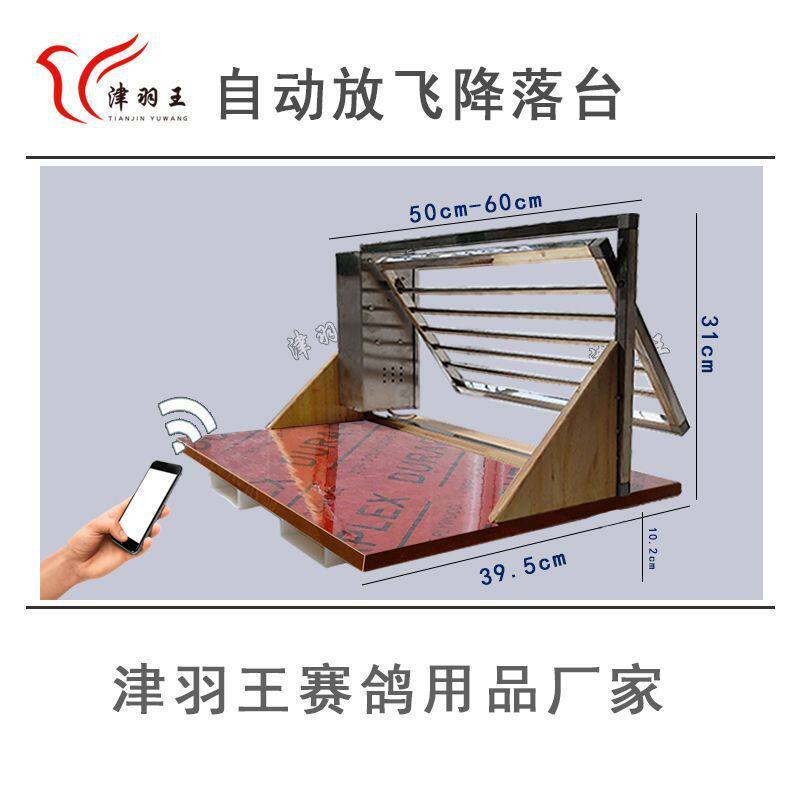 鸽子降落台用品用具信鸽自动门进门器放飞门门笼培养鸽笼撞跳