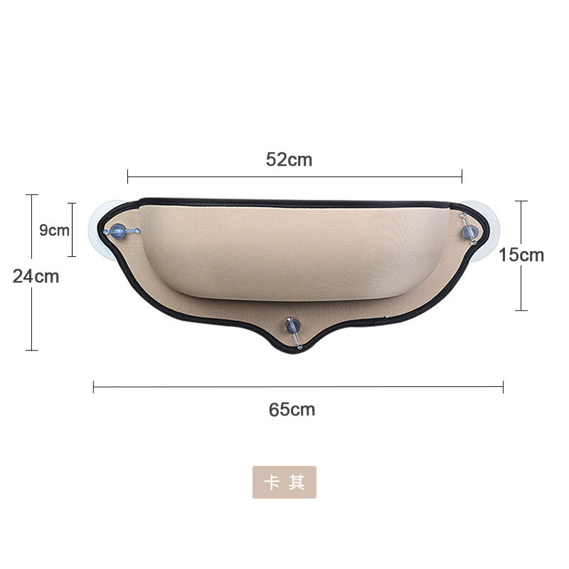 批发小猫窝玻璃吸盘式四季通用半封闭可拆洗家用可拆卸半边窝现货