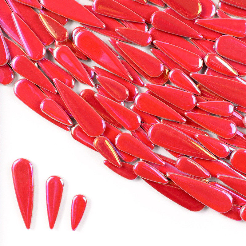 diy陶手工水滴花瓣马赛克瓷片装饰点缀碎瓷片打发时间艺术材料,家装主材,釉面砖,淘宝优惠券,粉丝福利购,淘宝优惠卷