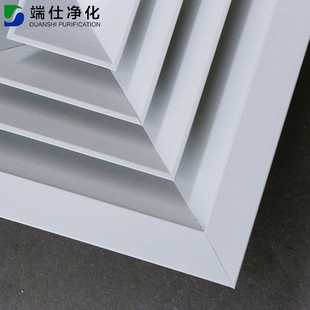 热销厂家供应铝合金新品 专业方型散流器带喷塑吊板顶方型散流器
