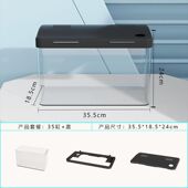 水族箱鱼缸客厅家用桌面免换水懒人小型造景生态豪华多功能金鱼缸