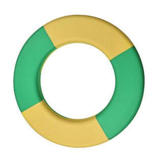 成人学习游泳儿童免充气实心游泳圈eva高浮力带绳/无绳水上跟屁虫