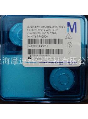 热销milliporetstp02500聚碳酸酯膜亲水3.0µm、25mm白色光面