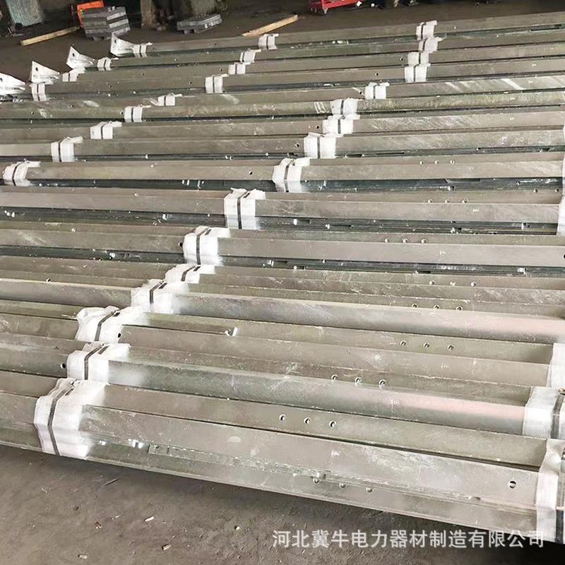 厂家批发表箱横担电缆桥梁附件电力担热镀锌横金具抱箍角钢横担